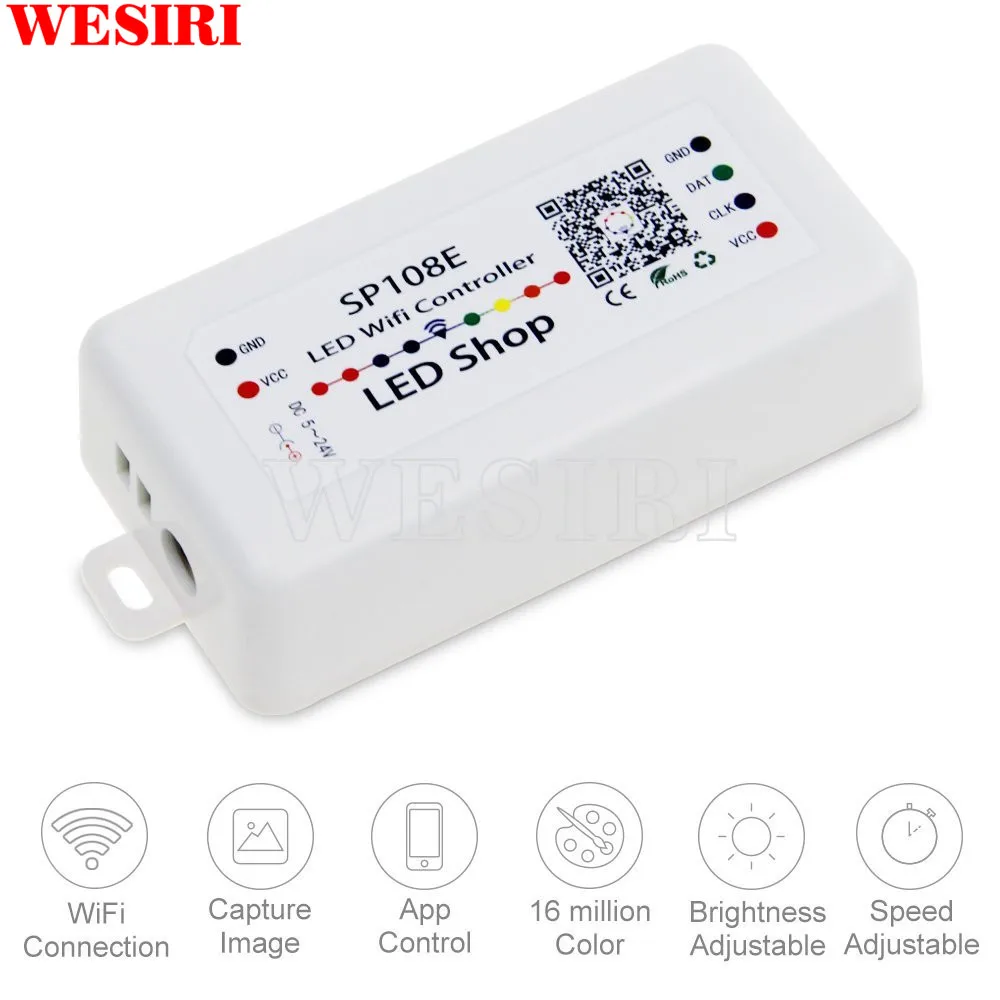 SP108E WIFI LED Controller Wireless Smart APP Controller for WS2812B