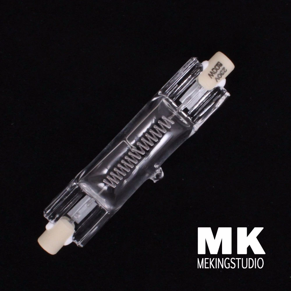 800w Halogen Tungsten Lamp Studio Lighting Continuous Light Red Head