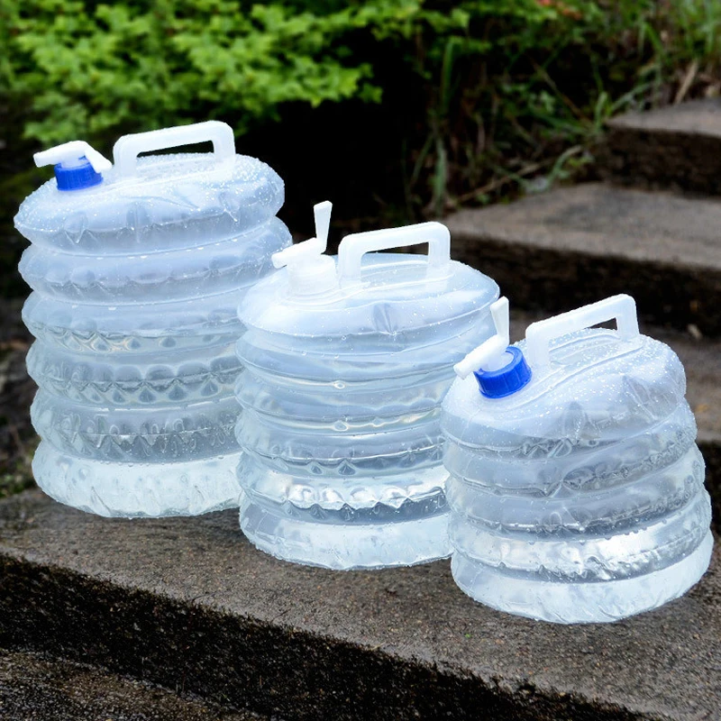 Buy 5L Camping Hiking Portable Water Bag Foldable