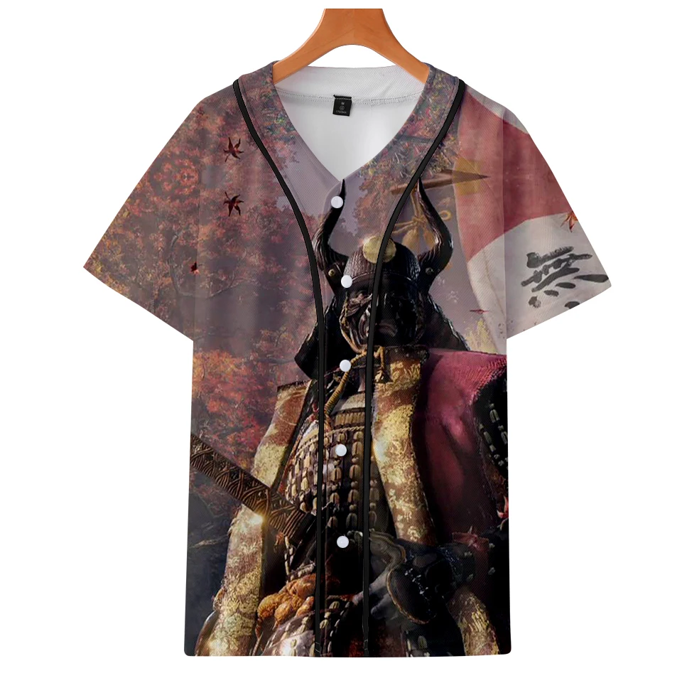 

aikooki summer tshirt men KPOP style looser Men women Fit Full-length Front Button baseball suit short sleeve casual Jersey Top