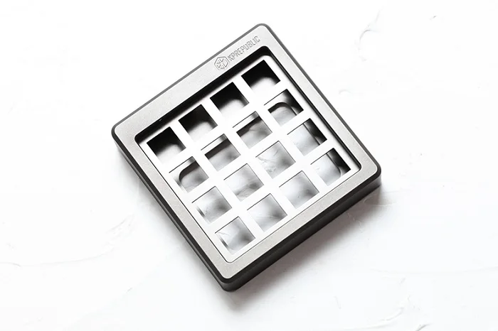 Анодированный алюминиевый чехол для jj4x4 jj16 jjcustom клавиатуры акриловые панели stalinite рассеиватель может поддерживать поворотный кронштейн - Цвет: jj4X4 Grey Case x1