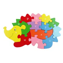 Деревянные игрушки Детские буквы алфавита головоломки бабочки животных головоломки раннего обучения Обучающие деревянные игрушки для детей ME2564H