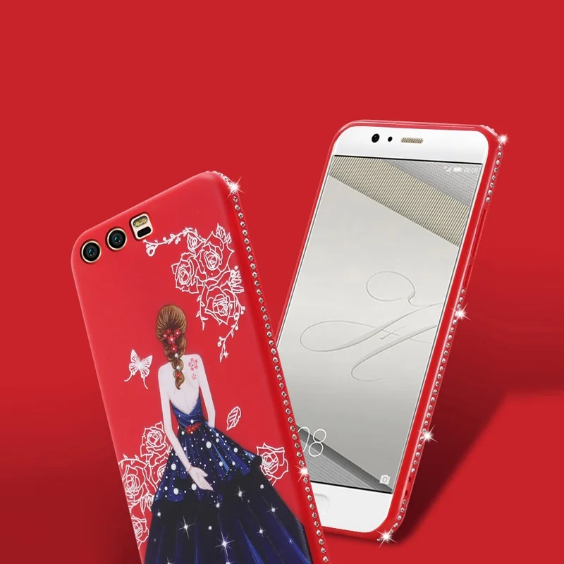 Heyjingles чехол для Huawei P10 Защитный Мягкий протектор юбка девушка Милая Блеск