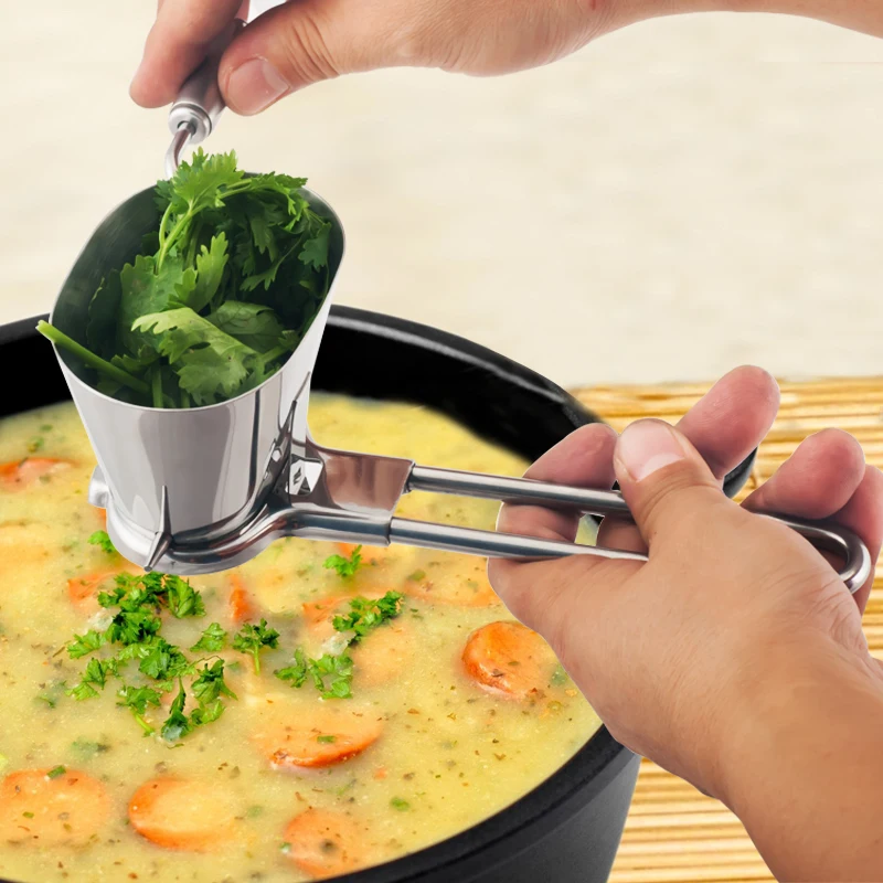 

Stainless steel multifunctional shredder dish stir chopped vegetables manual household coriander chopper food kitchen gadget