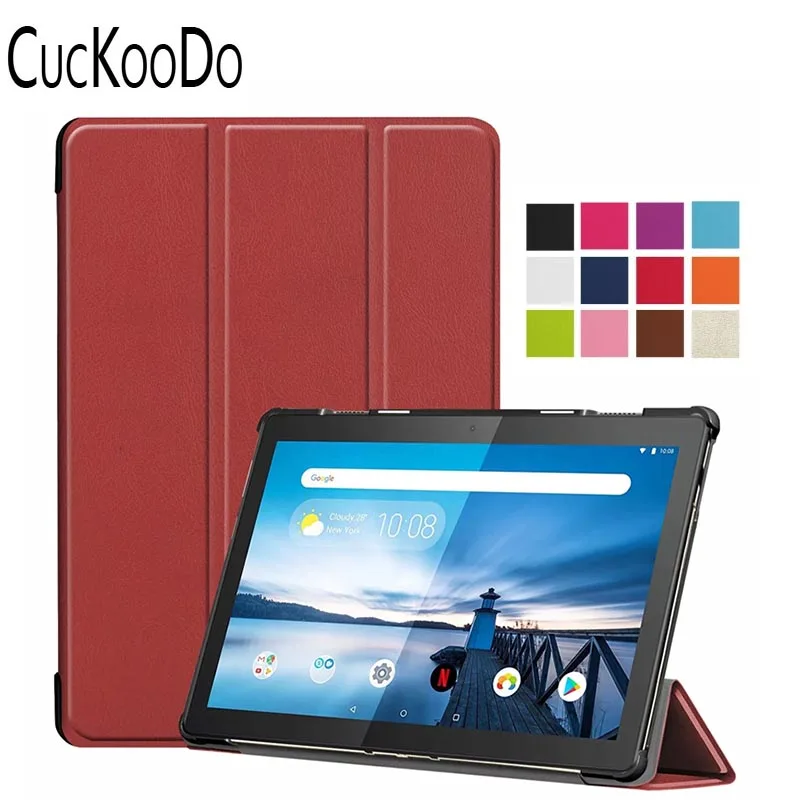 US $998.00 200PcsLot Premium PU Leather Lightweight Shockproof Shell Case for Lenovo Tab M10 TBX605F 101 Tablet