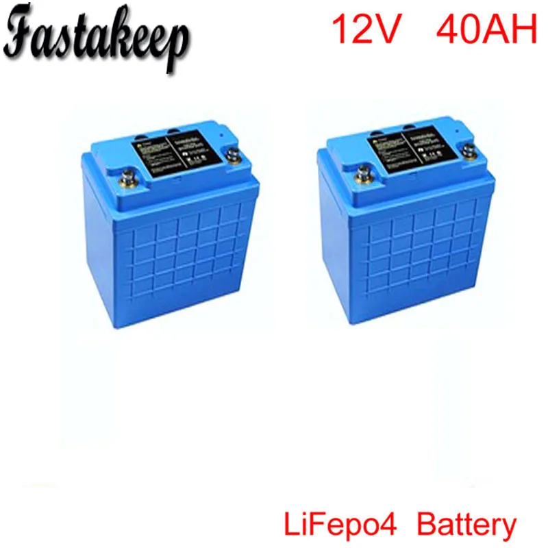 Глубокий цикл lifepo4 12v 40ah литий железо фосфатный аккумулятор для солнечной