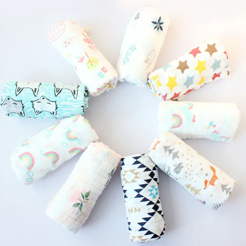 

Baby Blankets Swaddling Cotton Newborn Thermal Blanket Infant Stroller Sleep Cover Beanie Bedding Quilt Wrap Kids Bath Towel