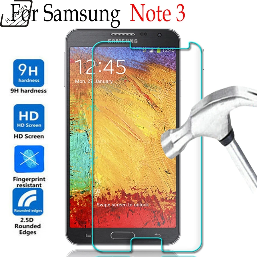 H-goods Note3 Премиум Закаленное стекло Взрывозащищенный протектор экрана для samsung Galaxy