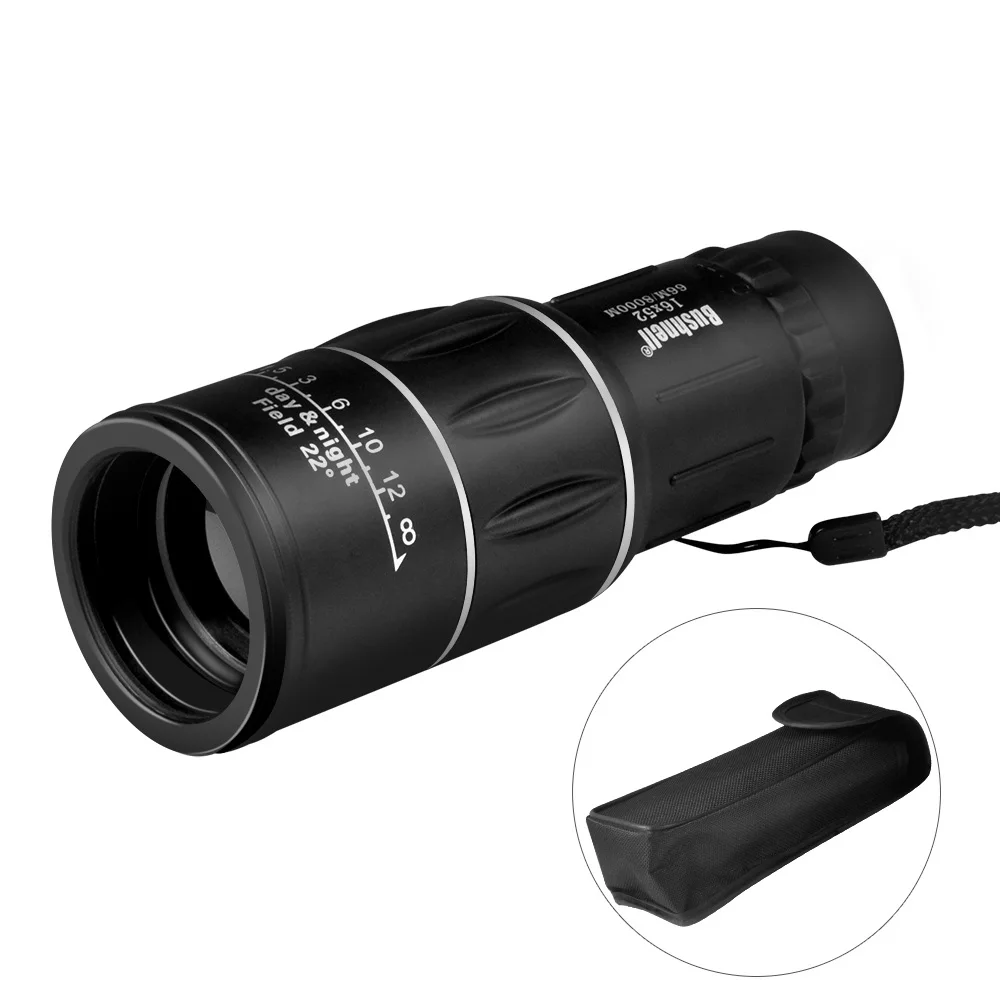 16X52 HD Monocular Scope Dual Focusing Low Light Binocular