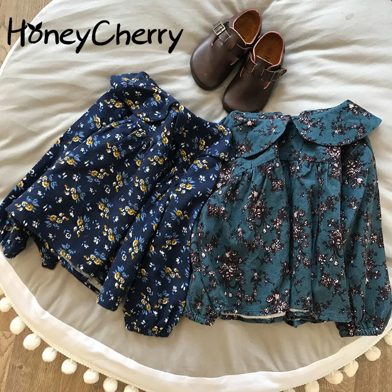 

2019 New Versions Of Autumn blouses Girl Princess Children's Baby blouses Girls blouses For Party And Wedding Girls Clothes
