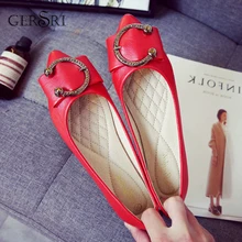 Gersri/Большие размеры, женская обувь на плоской подошве, обувь ярких цветов, женские лоферы, осенняя модная Милая повседневная обувь на плоской подошве, женская обувь, большие размеры 33-43