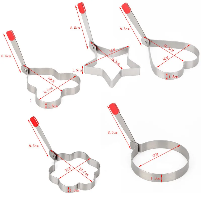 Яйцеварка из нержавеющей стали Форма для блинов форма для омлета Жарка яиц инструменты для приготовления пищи Кухонные принадлежности гаджет