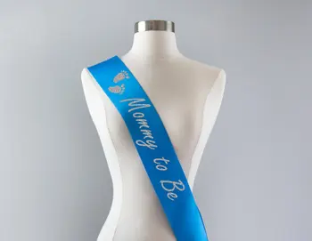 

customize cute baby feet Mommy to Be Sash - Baby Shower Anniversary Graduation wedding sashes gifts party favors