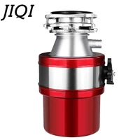 JIQI 370w kitchen food waste disposer with air switch garbage processor disposal crusher grinder Stainless steel sink appliance 2
