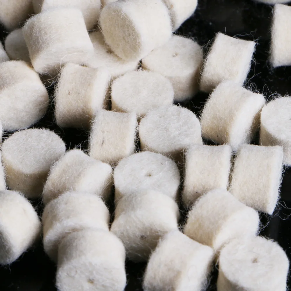 100Pcs 13mm Wool Felt Car Polishing Wheel Grinding Pad 2Pcs 3.2 mm Shanks For Dremel Rotary Tool