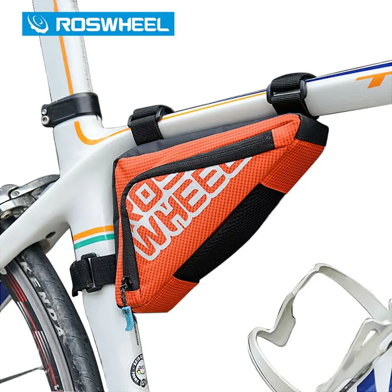 Roswheel Waterproof Cycling Bike Triangle Tool Bag Bicycle Upper Roswheel Waterproof Cycling Bike Triangle Tool Bag Bicycle Upper Storage Pouch Outdoor Sports Mtb Road Riding Pannier In Bags Panniers
