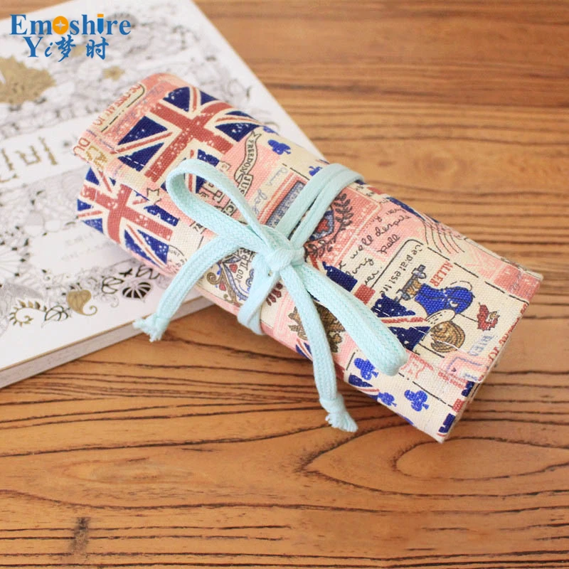 Emoshire Pencils cotton canvas handmade original hole color pencil pencil pencil pencils (4)