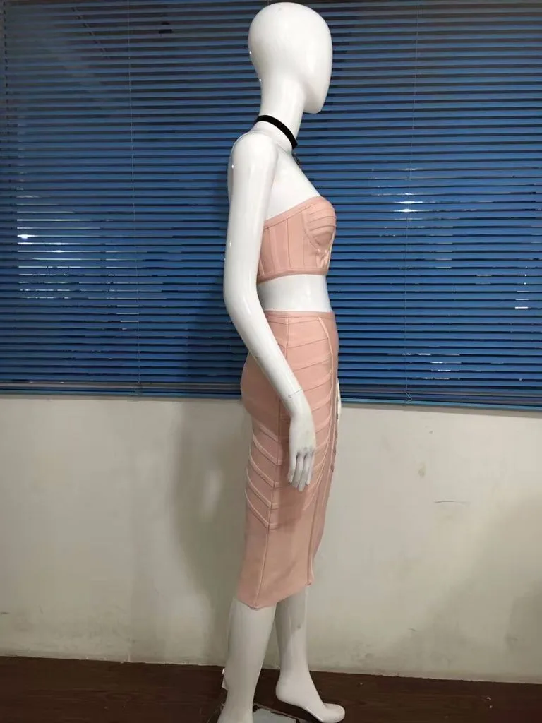 Новое Сексуальное Женское высококачественное фабричное платье для девочек бежевое, серое, черное, белое, комплект из 2 предметов с широкими полосками, вечерние платья+ костюм