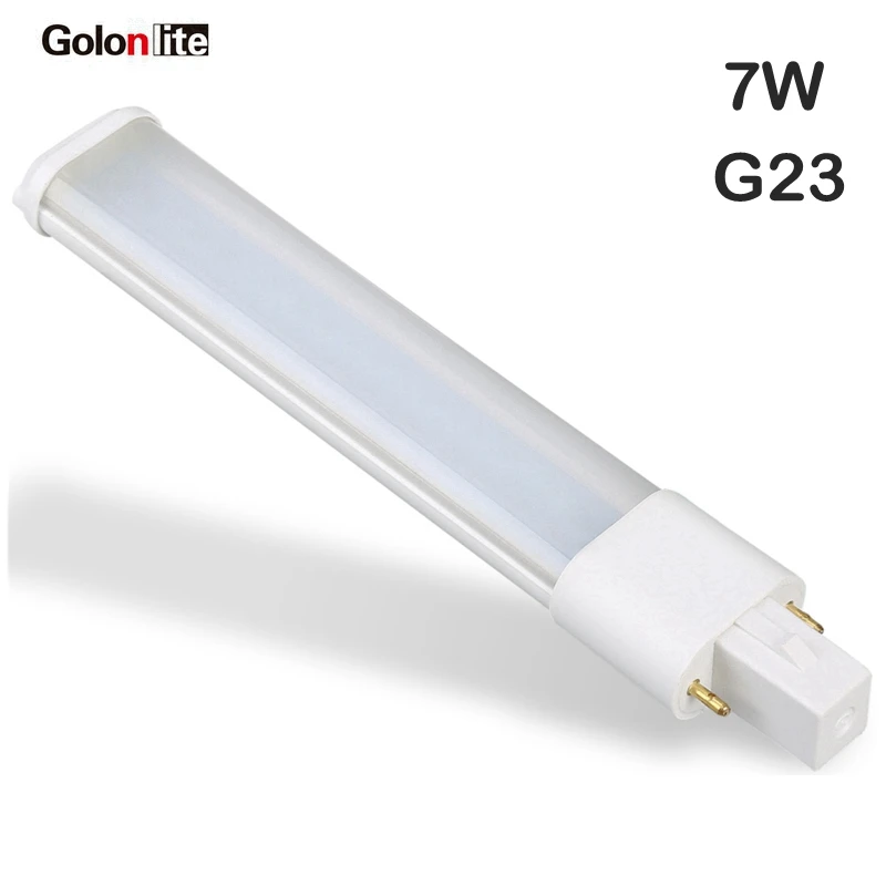 Golonlite G23 светодиодный светильник PL Замена для 9W PLS 2 штифта 4 pin GX23 2G7 2GX7 белый pl 2u 13 Вт
