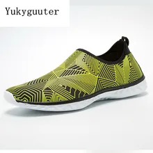 Мужская Спортивная обувь; Ультра-светильник; быстросохнущая обувь для пляжа; прогулочная обувь; коллекция года; сезон лето; женская обувь на плоской подошве; дышащая обувь для прогулок
