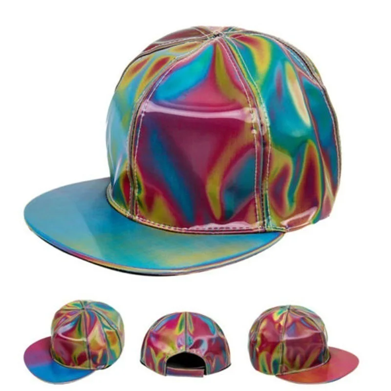 

BACK TO THE FUTURE CAP hat Rainbow Cap Adjustable Color Changing G-Dragon baseball cap