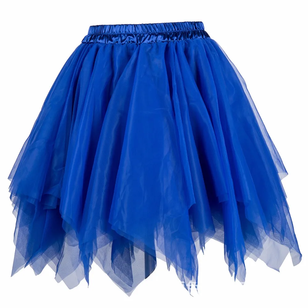 Красный/черный Многослойная Тюль пушистый Лолита Pettiskirt юбка-пачка короткие Нижняя юбка Для женщин пикантные Юбки для женщин Для женщин S Plus