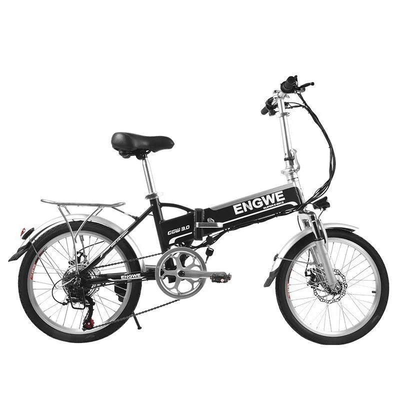 

MYATU New Mountain Bike 20inch 48V Foldable Electric Power Mountain Bicycle with Lithium-Ion Battery ebike EU Plug Electric bike