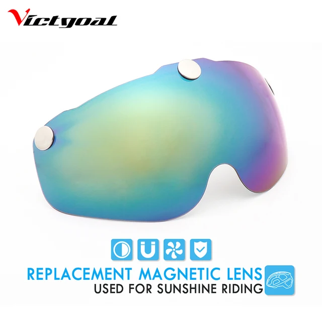 Best Offers VICTGOAL Bicycle Helmet Lens Magnetic Helmet Goggles Cycling Helmets Shield MTB Road Bike Helmets Accessories For Night Cycling Best Offers VICTGOAL Bicycle Helmet Lens Magnetic Helmet Goggles Cycling Helmets Shield MTB Road Bike Helmets Accessories For Night Cycling