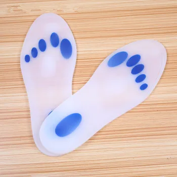 

Medicine Silicone Physiotherapy Insoles Heel Spurs Achilles Tendon Fasciitis Orthopedic Thicken Insoles Women Men Shoes Pad
