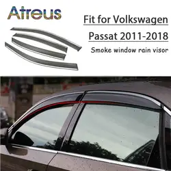 Atreus 1 компл. ABS Дождь дым окно козырек автомобиля Ветер Дефлектор для VW Passat 2011 2012 2013 2014 2015 2016 2017 2018 аксессуары