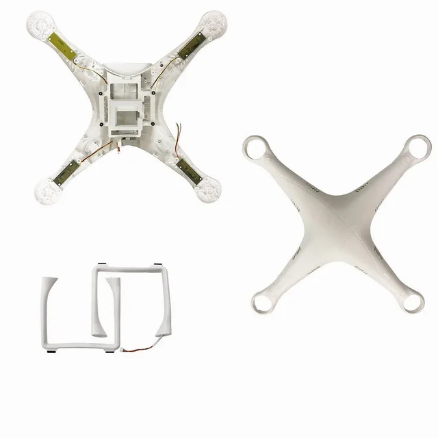 1 комплект DJI Phantom 3 Pro/Adv Корпус Корпуса Верхняя Нижняя крышка шасси с винтами ESC и компасом оригинальные запчасти для DJI