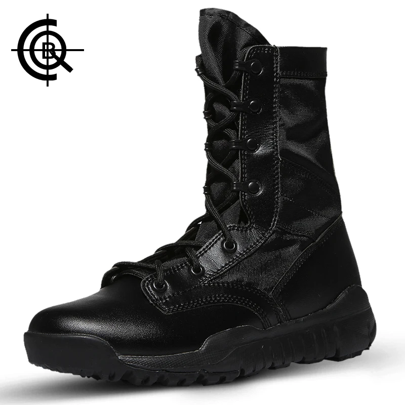 CQB Brand Outdoor Hiking Shoes Men Climbing Boots Sport Chaussure Homm Lightweight Mountain Desert Tactical Trekking Boot SL0125