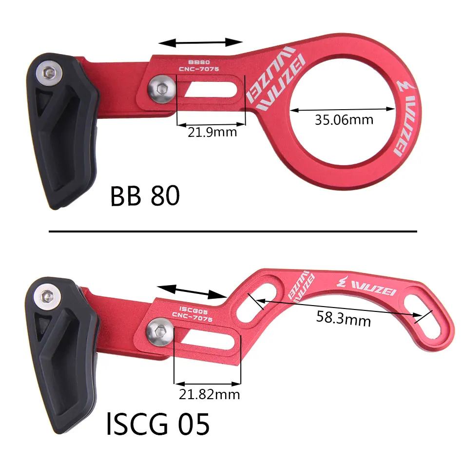 Велосипедная цепь wu{ MTB направляющая велосипедной цепи 1X система ISCG 05 BB 80 mount 7075 CNC