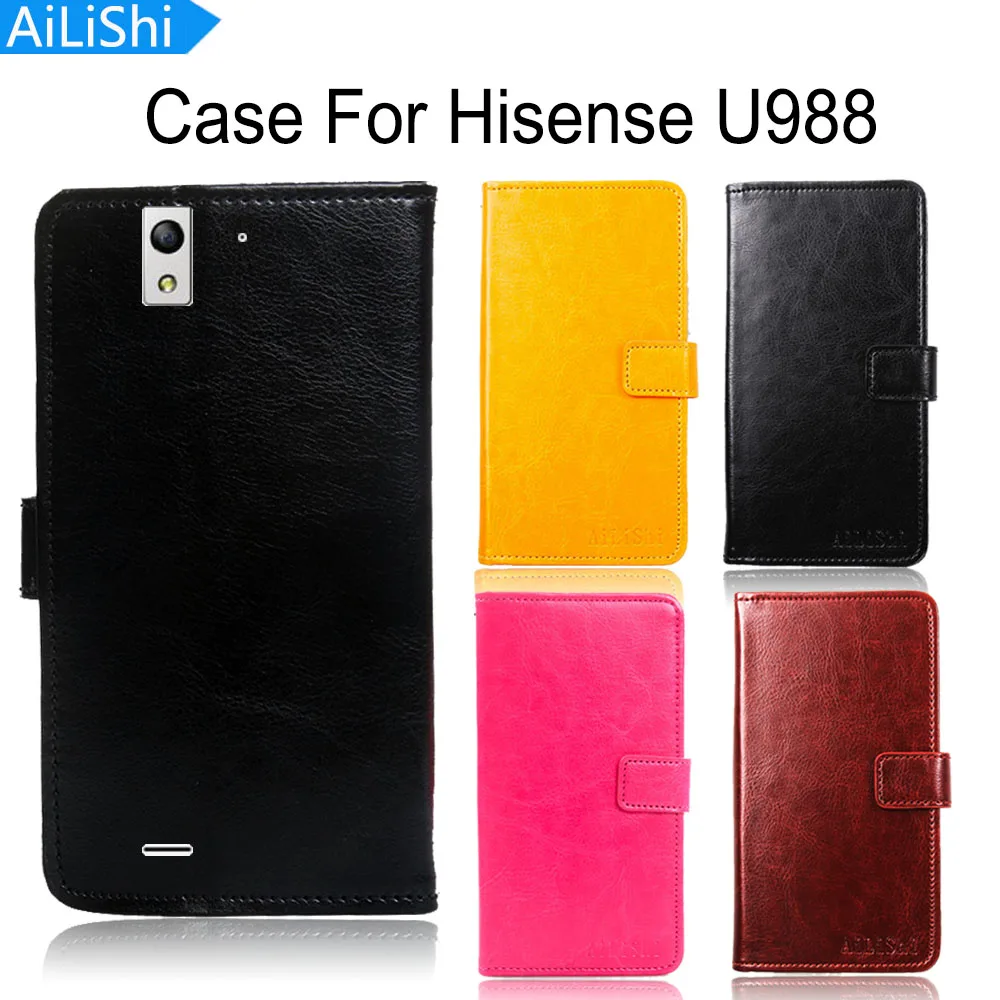 AiLiShi Leather Case For Hisense U988 Case Luxury Flip Cover Phone Bag