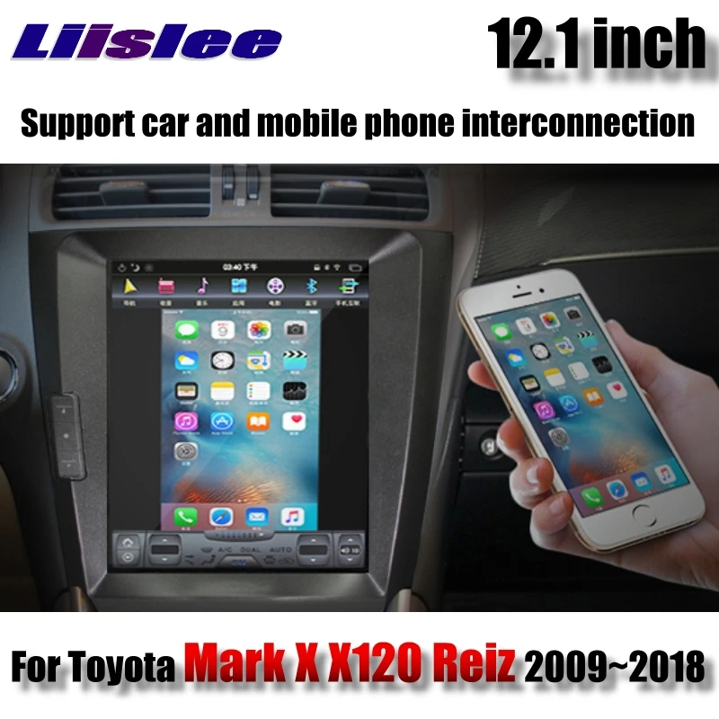 For Toyota Mark X X120 Reiz 2009~2018 2G RAM LiisLee Car Multimedia GPS WIFI Audio Stereo Radio Navigation NAV NAVI MAP 7