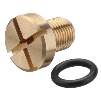 

Radiator Tank Vent Screw, Patzbuch Mini Radiator Expansion Tank Vent Screw Gasket Plug for BMW 3 Series E30 E36 E46