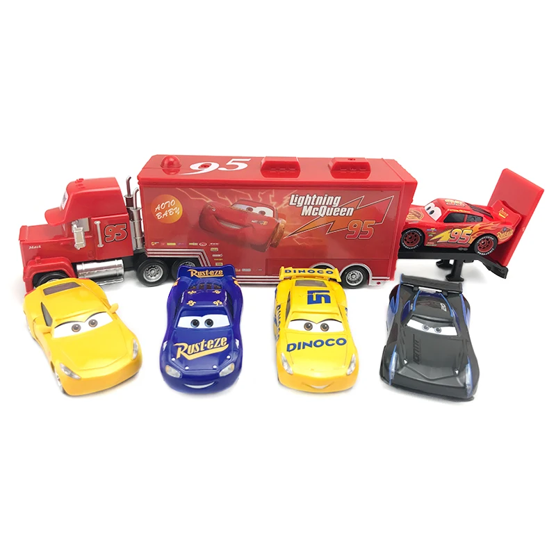 6 шт. машинки Disney Pixar Fabulous Lightning Mcqueen Cruz Ramirez Jackson Storm игрушечная машинка для литья