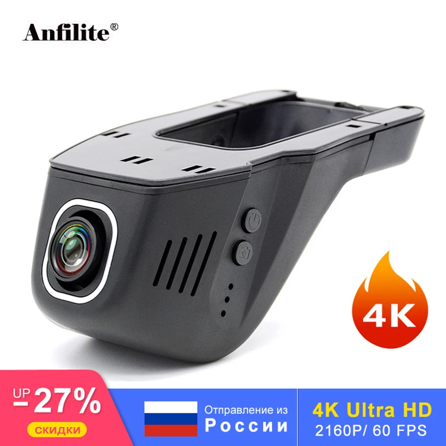 Anfilite 10 шт. 1080P 4K WiFi Автомобильный видеорегистратор Камера Novatek 96660 Универсальный