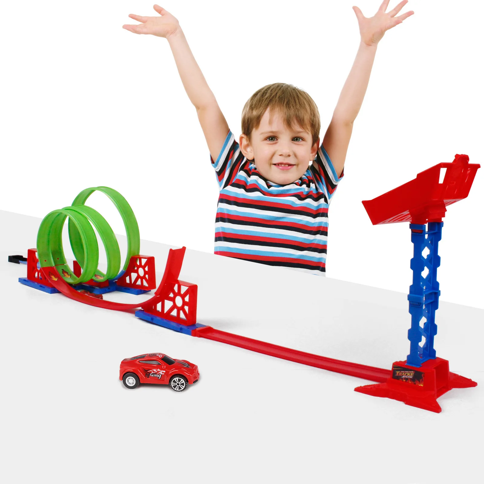 Карусель трек игрушечные модельные машинки классический автомобиль игрушка подарок на день рождения для детей Pista колеса Juguetes W5093