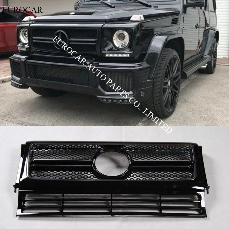 

w463 front grill g63 g65 for G500 G55 G63 G65 ABS G calss grille material for all of G wagons black &white color 2010~2017 year