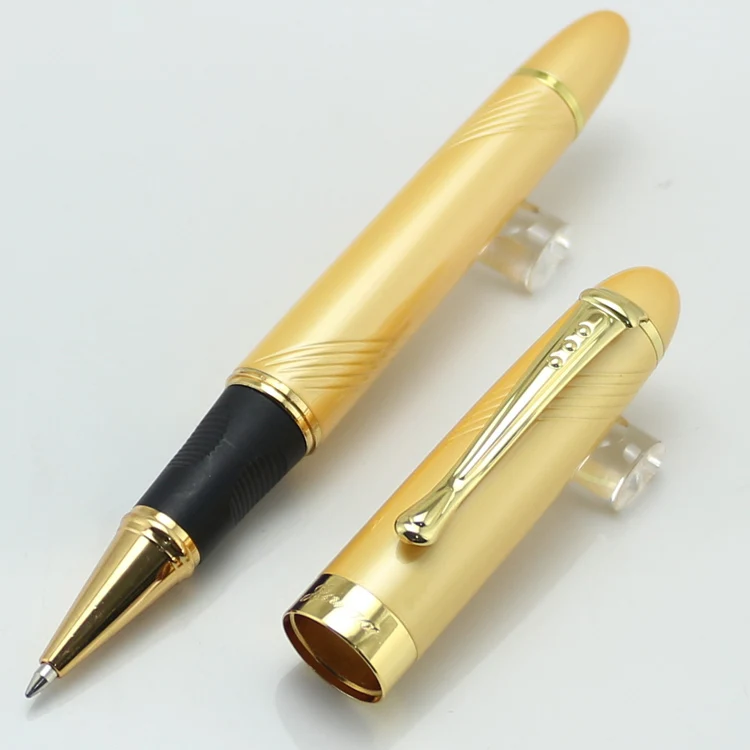 Jinhao X450 высокое качество 0,7 мм Ручка-роллер Металлический Золотой зажим без пенал для карандашей ручки Caneta писать подарочные ручки - Цвет: 10