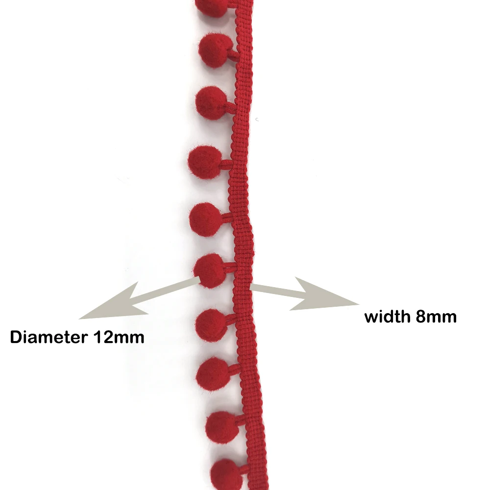 1-5yard помпон бахрома кружевная лента помпон отделка шар Ткань DIY шитье кисточка кружево трикотажная ткань ручная работа, сделай сам, Ремесло АКСЕССУАРЫ