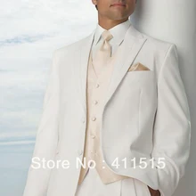 Традиционные смокинги/ /Стильная белая одежда жениха мужской свадебный костюм лучший мужской жилет костюм/костюм жениха на заказ