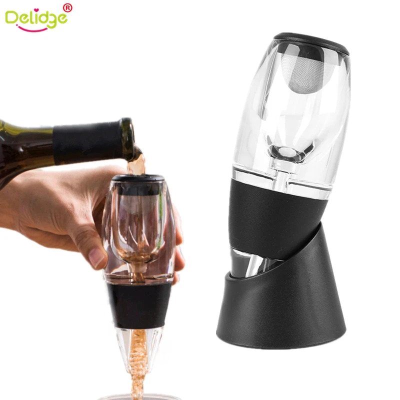 Buy Delidge 1 PC Red Wine Decanters Plastic AS