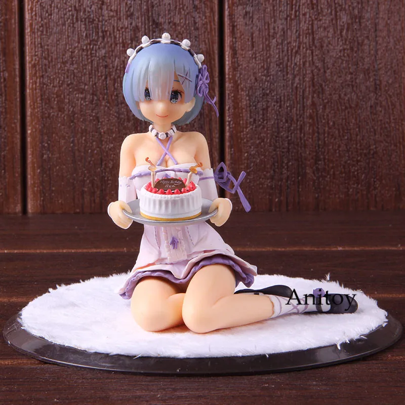 

Rem Figurine Re Zero Re:Life in a Different World from Zero Rem Birthday Cake Ver. Action Figure Collectible Model Toy For Gift