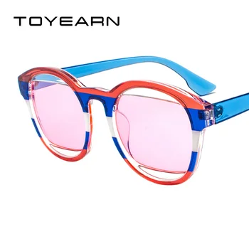 

TOYEARN 2019 New Fashion Brand Designer Vintage Round Sunglasses Women Men Three Colors Frame Sun Glasses Female Oculos de sol