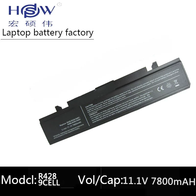 HSW 9 ячеек Аккумулятор для ноутбука Samsung 355V5X AA-PB9NC6B R580 R522 AA-PB9NC6W AA-PB9NS6B Q320 R428 NP355V4C