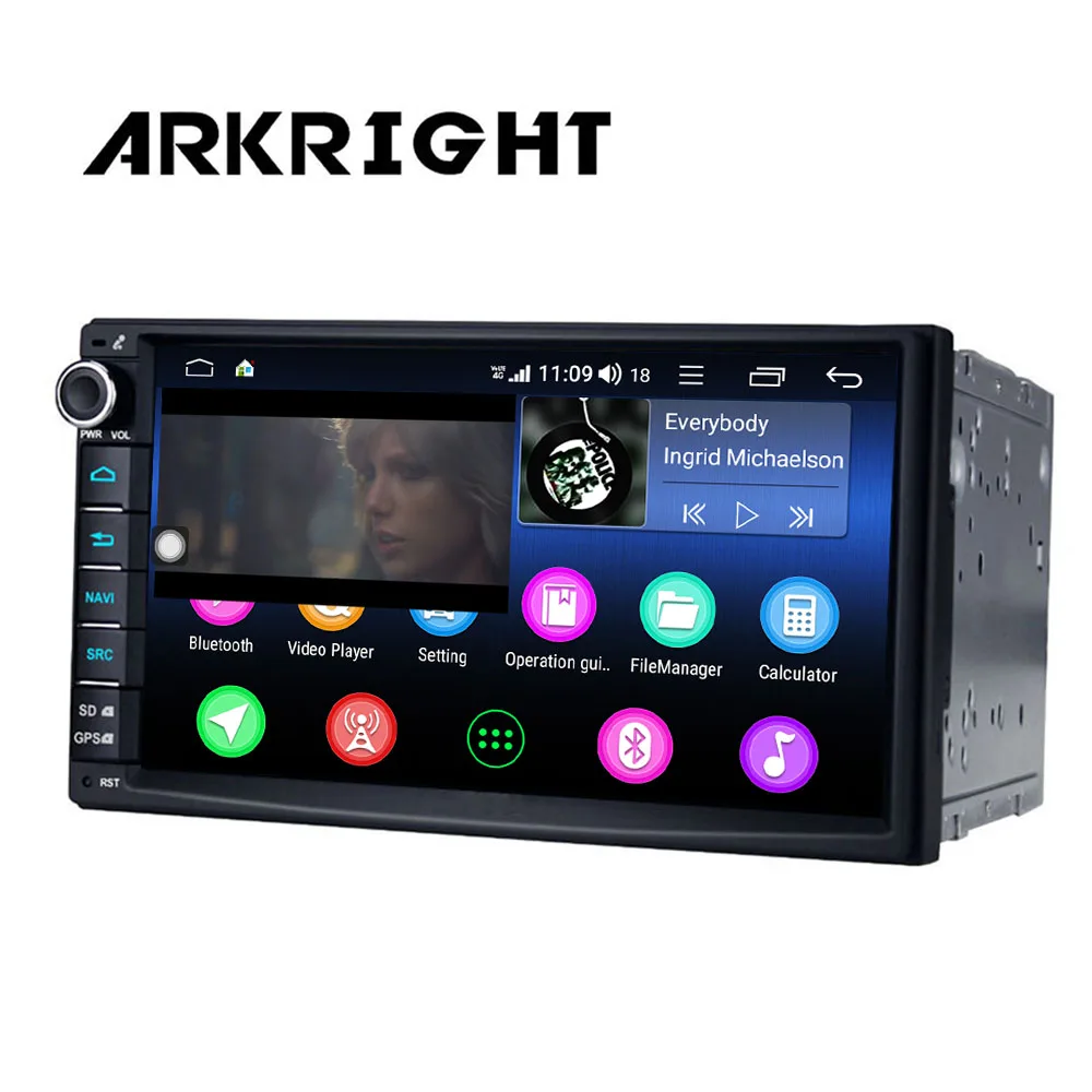 ARKRIGHT " 2Din 4+ 64 ГБ Android 8,1 автомобильный Радио/Автомобильный приемник SC9853 стерео Авто gps поддержка 4G sim-карты DSP/wirless carplay