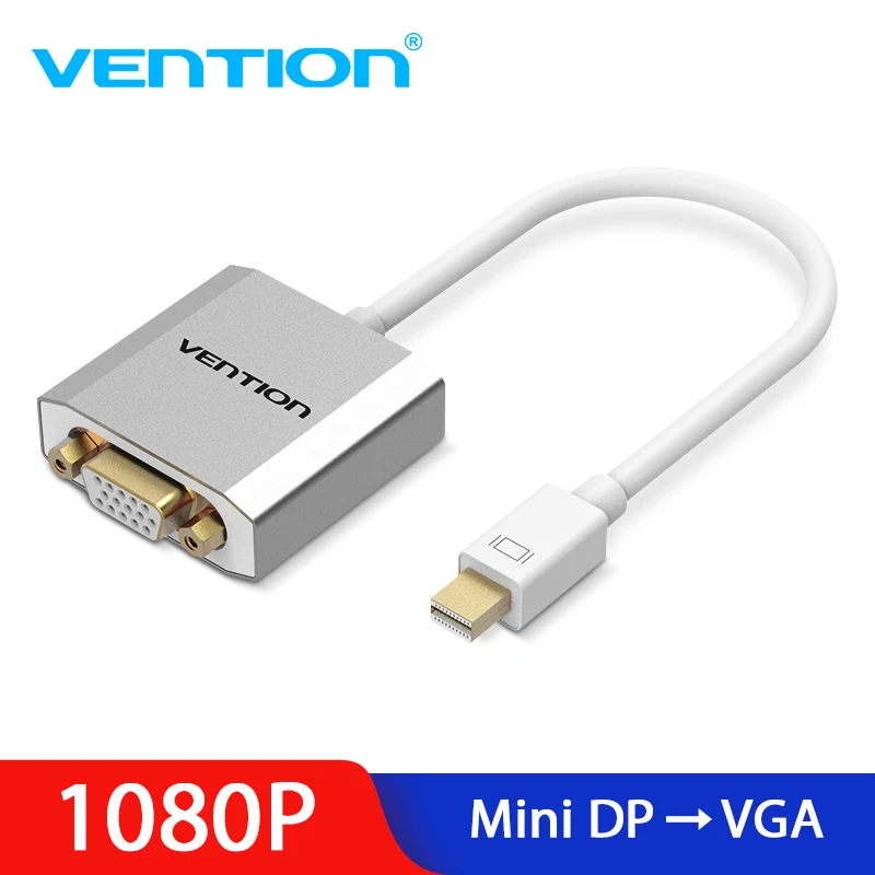 

Vention Thunderbolt Mini DisplayPort Display Port DP Male to VGA Female Adapter Cable For Apple MacBook Air Pro iMac Mac