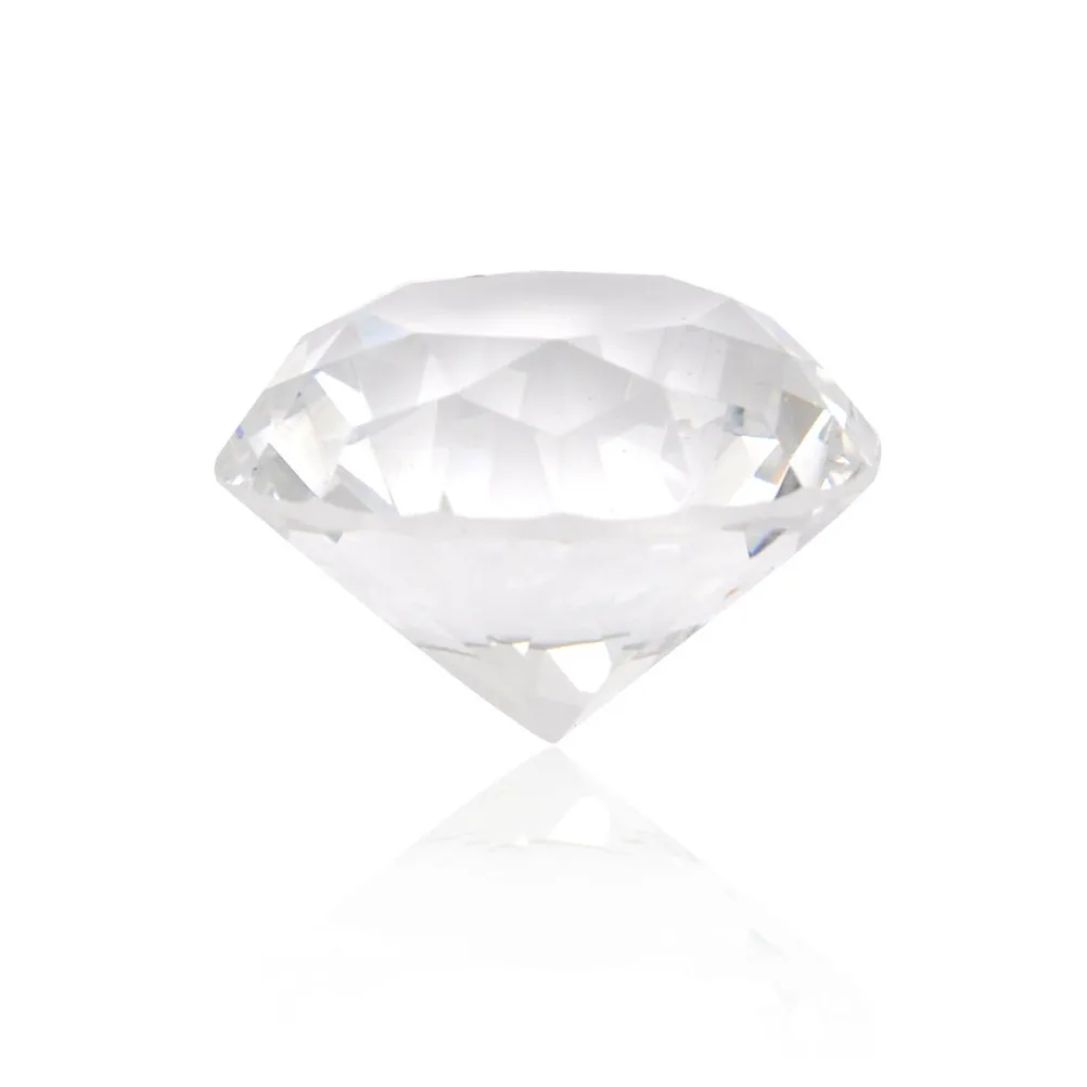 30 мм Прозрачный кристаллический алмаз пресс-папье стекло фэн-шуй ремесла украшения для дома свадебный Декор вечерние сувениры